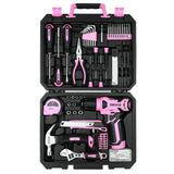 DEKO-Analyste d'outils électriques ChlorAnalyste avec perceuse sans fil 8V, mandrin sans clé 10mm 126 en effet, kits d'outils à main professionnels pour le bricolage domestique, 3/8 pièces