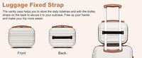KONO 4/5/6 pièces trousse de beauté boîte trousse à cosmétiques bagage à main trousse de toilette sac de voyage ensemble de bagages