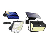 LED solaire fendu applique 3 Mode étanche capteur de mouvement lampe sécurité extérieure éclairage public lampe solaire pour jardin applique murale