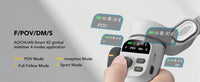 AOCHUAN – stabilisateur de cardan intelligent X2 à 3 axes, pour iPhone et Smartphone Android, avec pôle d'extension intégré, affichage LED