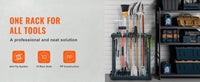 SucceBuy 10 fentes organisateur d'outils de jardin de cour outil à Long manche/frenouille/tour de chambre support de support de rangement pour l'organisation du Garage