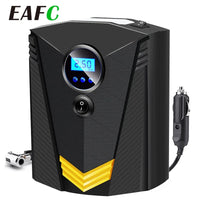 Gonfleur de pneus numérique portable 12 volts CC pour voiture, compresseur d'air 150 PSI pour voitures, motos et vélos