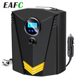 Gonfleur de pneus numérique portable 12 volts CC pour voiture, compresseur d'air 150 PSI pour voitures, motos et vélos