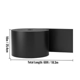 Bordure paysagère VEVOR, profondeur 25 cm, longueur totale 18,3 m, en PEHD recyclé enroulé, flexible et cintrable, pour l'aménagement paysager