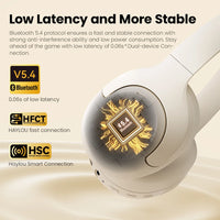 HAYLOU S30 casque sans fil Bluetooth 5.4 43dB casques antibruit adaptatifs 40mm pilote dynamique 80H écouteurs de lecture