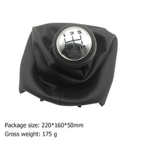 Pommeau de levier de vitesses à 5 rapports avec soufflet, en plastique ABS de haute qualité et longue durée de vie, pour Peugeot 307, 207, 406 et Citroën C3, C4 et C5.