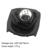 Pommeau de levier de vitesses à 5 rapports avec soufflet, en plastique ABS de haute qualité et longue durée de vie, pour Peugeot 307, 207, 406 et Citroën C3, C4 et C5.