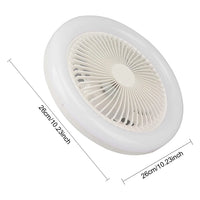 Ventilateur de plafond encastré avec éclairage et télécommande, ventilateur de plafond moderne à intensité variable pour salon et salle à manger