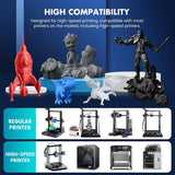 JAYO Filament d'imprimante 3D PETG / PLA / PLA PLUS 1.75mm 2.2 KG 100% matériaux d'impression 3D non toxiques sans bulle pour imprimante 3D