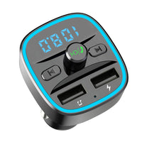 T25 voiture Bluetooth 5.0 transmetteur FM lecteur MP3 charge rapide double chargeur USB