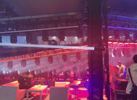 Projecteur LED RGBW 4 en 1 7x40W à effet œil d'abeille + Wash Zoom testa mobile DMX pour éclairage de scène de discothèque, bar, boîte de nuit ou DJ