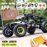 MOULD KING 18002 Voitures Techniques Jouets Le MOC-19517 APP&RC Buggy 4x4 RC Motorisé Modèle de Bloc de Construction en Brique Cadeau de Noël pour Enfants