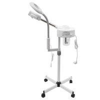 Lampe loupe 2 en 1 750W, vaporisateur d'ozone chaud, dispositif de vapeur, Machine de Sauna faciale avec lumière 5X