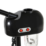 Vaporisateur facial à l'ozone 750 ml, hauteur réglable, rotation à 360°, appareil de soin du visage mobile pour salon de beauté et spa, blanc/noir