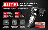 Autel-Capteur MX 433 315 Z successif TPMS MaxiTPMS, Moniteur de pression d'opathie, Testeur, Outils de réparation d'opathie, Scanner pigments, Capteur MX