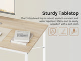 Bureau d'ordinateur WOLTU avec structure en métal, table de travail moderne et spacieuse pour la maison, le bureau ou la chambre. Idéal pour écrire, étudier ou jouer.