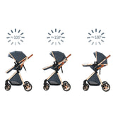 Poussette bébé 3 en 1 poussette légère pour nouveau-nés voyage pliable bébé voitures infantile poussette landau siège auto bébé