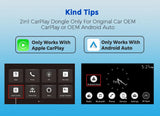 Clé intelligente CarPlay sans fil 2 en 1 Android Auto, compatible 2024, 5G, Wi-Fi, pour iPhone, téléphones Android, Volvo, Mercedes-Benz, MG, Kia.