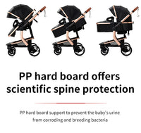 Poussette légère Magic ZC, poussette bébé 3 en 1, landau pour bébé, poussette légère en PU 3 en 1