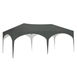 WOLTU Gazebo de pavillon pliant réglable 3x6m avec 6 parois latérales Tente de fête de protection UV étanche avec sac de transport pour pique-nique
