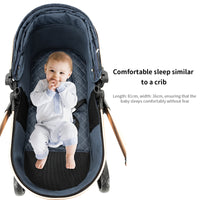 Poussette bébé 3 en 1 poussette légère pour nouveau-nés voyage pliable bébé voitures infantile poussette landau siège auto bébé