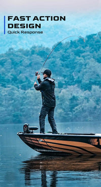Canne à pêche HANDING Miracle Sensitiv 90 g, canne à pêche légère, blank en carbone 40T, canne casting, anneaux FUJI® A, action rapide