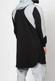 Caftan à capuche pour homme musulman, patchwork, vêtements islamiques, manches longues, style Dubaï, Arabie Saoudite, chemise grande taille 3XL 4XL