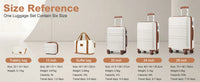KONO 4/5/6 pièces trousse de beauté boîte trousse à cosmétiques bagage à main trousse de toilette sac de voyage ensemble de bagages