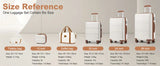 KONO 4/5/6 pièces trousse de beauté boîte trousse à cosmétiques bagage à main trousse de toilette sac de voyage ensemble de bagages