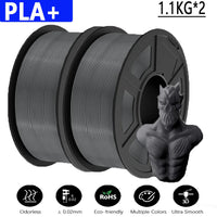 JAYO Filament d'imprimante 3D PETG / PLA / PLA PLUS 1.75mm 2.2 KG 100% matériaux d'impression 3D non toxiques sans bulle pour imprimante 3D