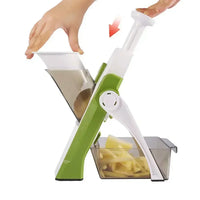 Trancheuse réglable, coupe-légumes en dés, lame en acier inoxydable, ustensile de cuisine, fonctionnement manuel