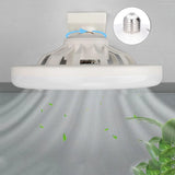 Ventilateur de plafond encastré avec éclairage et télécommande, ventilateur de plafond moderne à intensité variable pour salon et salle à manger
