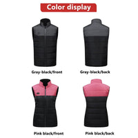 Femmes manteau Intelligent USB chauffage électrique thermique vêtements chauds hiver gilet chauffant grande taille hommes 21 pièces veste chauffante mode