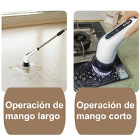 Brosse de nettoyage électrique 9 en 1 2000 mAh, outil de nettoyage pour salon, salle de bain et cuisine