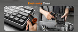 Souffleur d'air électrique WOLFBOX MF50 - Puissance maximale de 110 000 tr/min, moteur sans balais rechargeable à 3 vitesses pour voiture, PC, maison et extérieur
