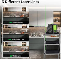 Niveau laser vert Osram Huepar BOX-1G, autonivelant, 130°/150°, horizontal et vertical, avec mode pulsé