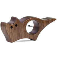 Bague de lecture en bois – Animaux