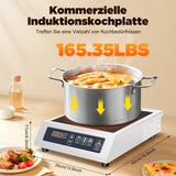 Cuisinière à induction électrique moderne numérique 3500 watts table de cuisson à induction commerciale