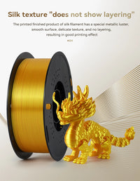 KEEPANG – Filament d'imprimante 3D PLA en soie, 5KG, Filaments de couleurs simples/doubles/Triples, 2.2LBS, 1KG/rouleau, 1.75mm ± 0.02MM, matériau d'impression 3D