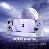 Manette de jeu Bluetooth GameSir G8 Galileo / G8 Plus pour téléphone portable, avec joystick à effet Hall, compatible Switch, téléphones Android et autres appareils.