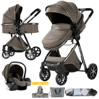 Poussette bébé 3 en 1 poussette légère pour nouveau-nés voyage pliable bébé voitures infantile poussette landau siège auto bébé