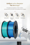 KEEPANG – Filament d'imprimante 3D PLA en soie, 5KG, Filaments de couleurs simples/doubles/Triples, 2.2LBS, 1KG/rouleau, 1.75mm ± 0.02MM, matériau d'impression 3D