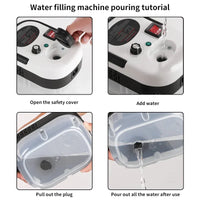 Nettoyeur à vapeur portatif haute température et pression 2500W, climatiseur, hotte de cuisine, Machine de nettoyage à vapeur pour voiture, nettoyage des sols