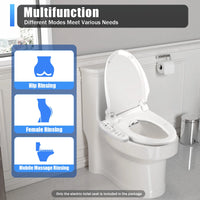 Siège de toilette électrique filaire multifonction, 1350W, IPtage, température à 3 vitesses, HOEquipment