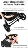 Poussette légère Magic ZC, poussette bébé 3 en 1, landau pour bébé, poussette légère en PU 3 en 1