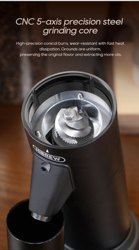 HiBREW G5 48mm fraise conique moulin à café électrique Compact Portable moulin à grains de café cuisine pour expresso café turc