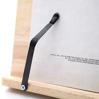 Porte livre bois ajustable
