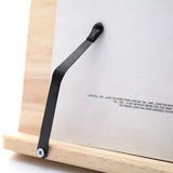 Porte livre bois ajustable