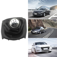 Pommeau de levier de vitesses à 5 rapports avec soufflet, en plastique ABS de haute qualité et longue durée de vie, pour Peugeot 307, 207, 406 et Citroën C3, C4 et C5.