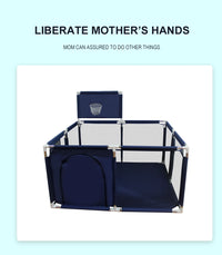 IMBABY – parc carré pour bébé, aire de jeux avec planche de basket-ball, activités pour bébé, grand enfant, barrières de sécurité corral, clôture